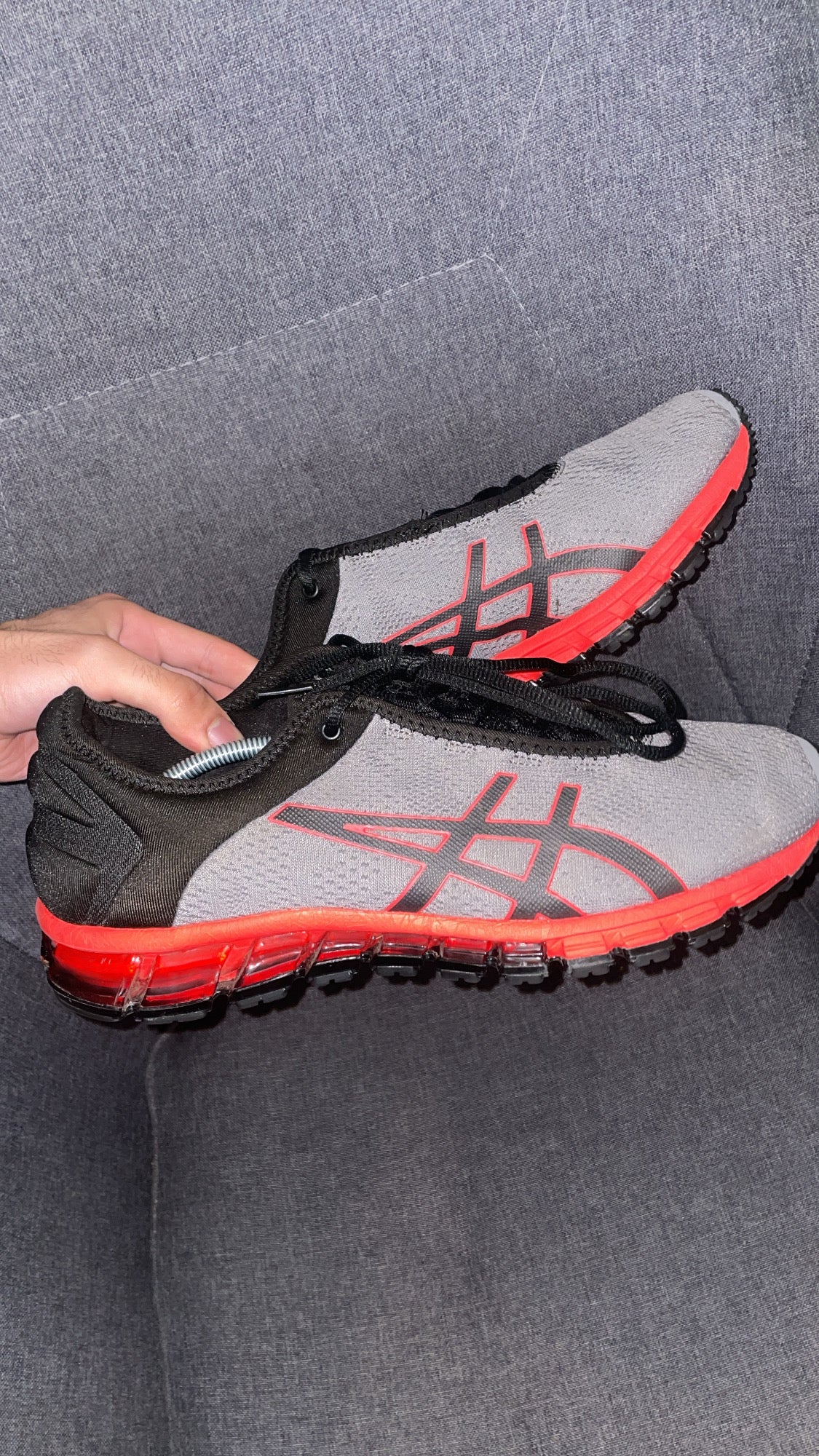 Asics Gel Quantum 180 3 'Nerf Grey / Red'